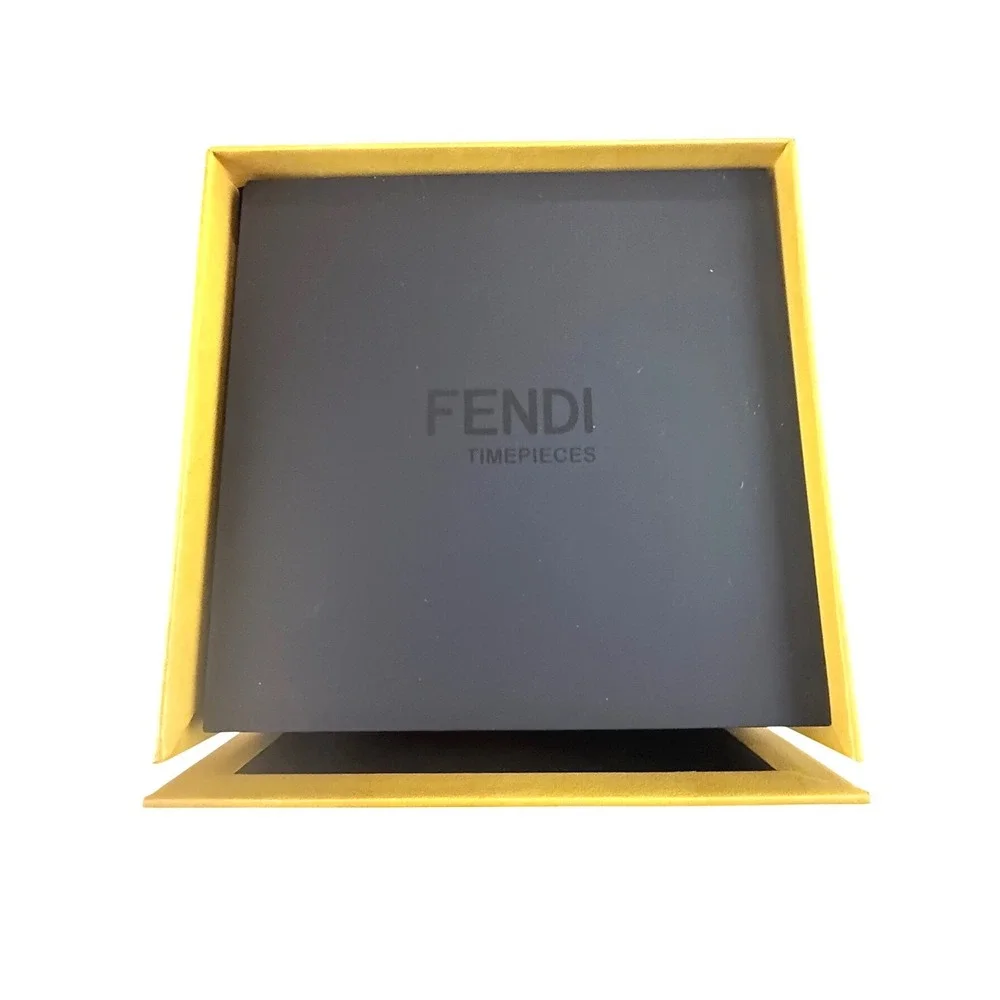 Fendi Run Away Watch 28mm‎ Stainless Steel Red Leather Strap NEW